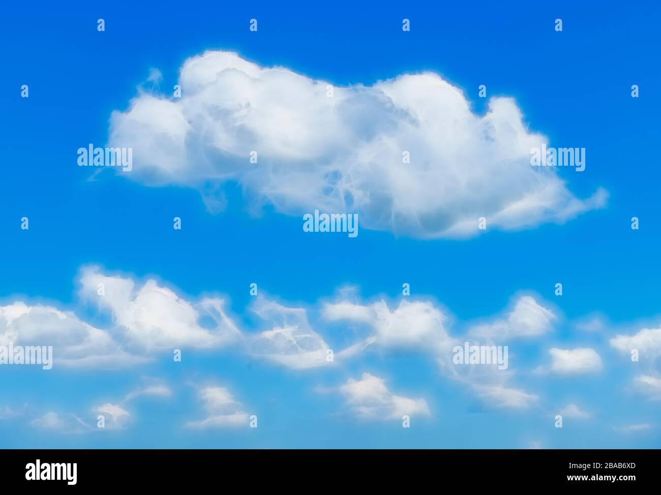 Scenic cloudscape, Baden Wurttemberg, Germany Stock Photo