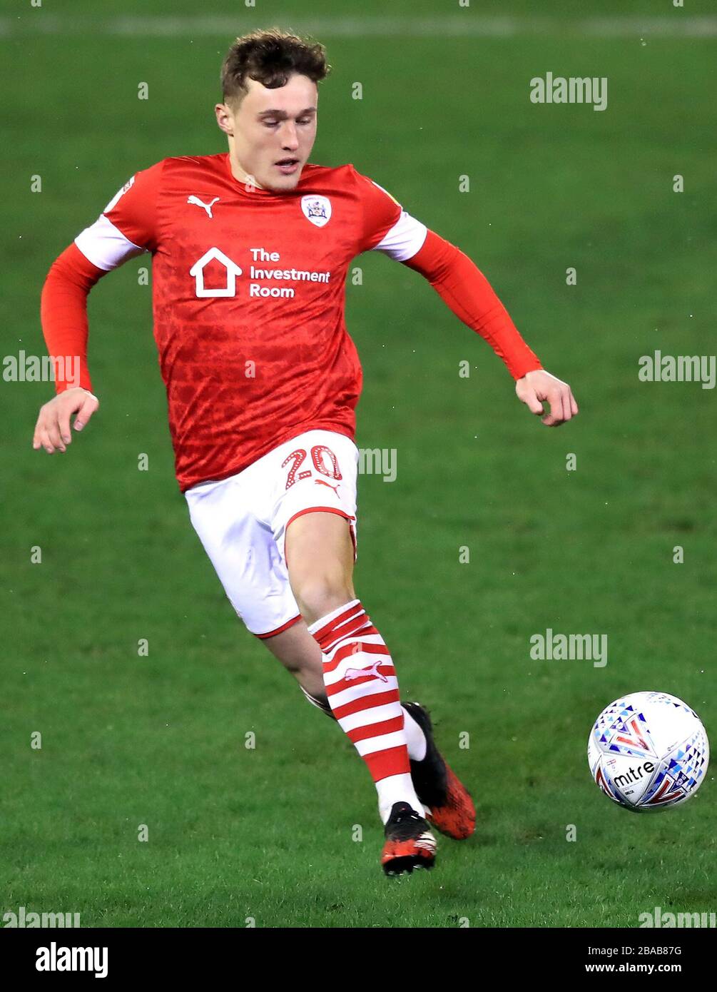 Barnsley's Callum Styles Stock Photo