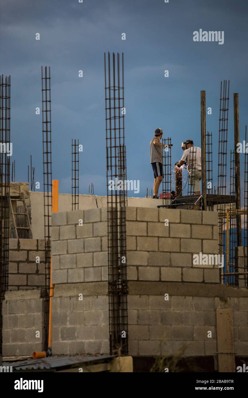 Construction railing hi-res stock photography and images - Alamy