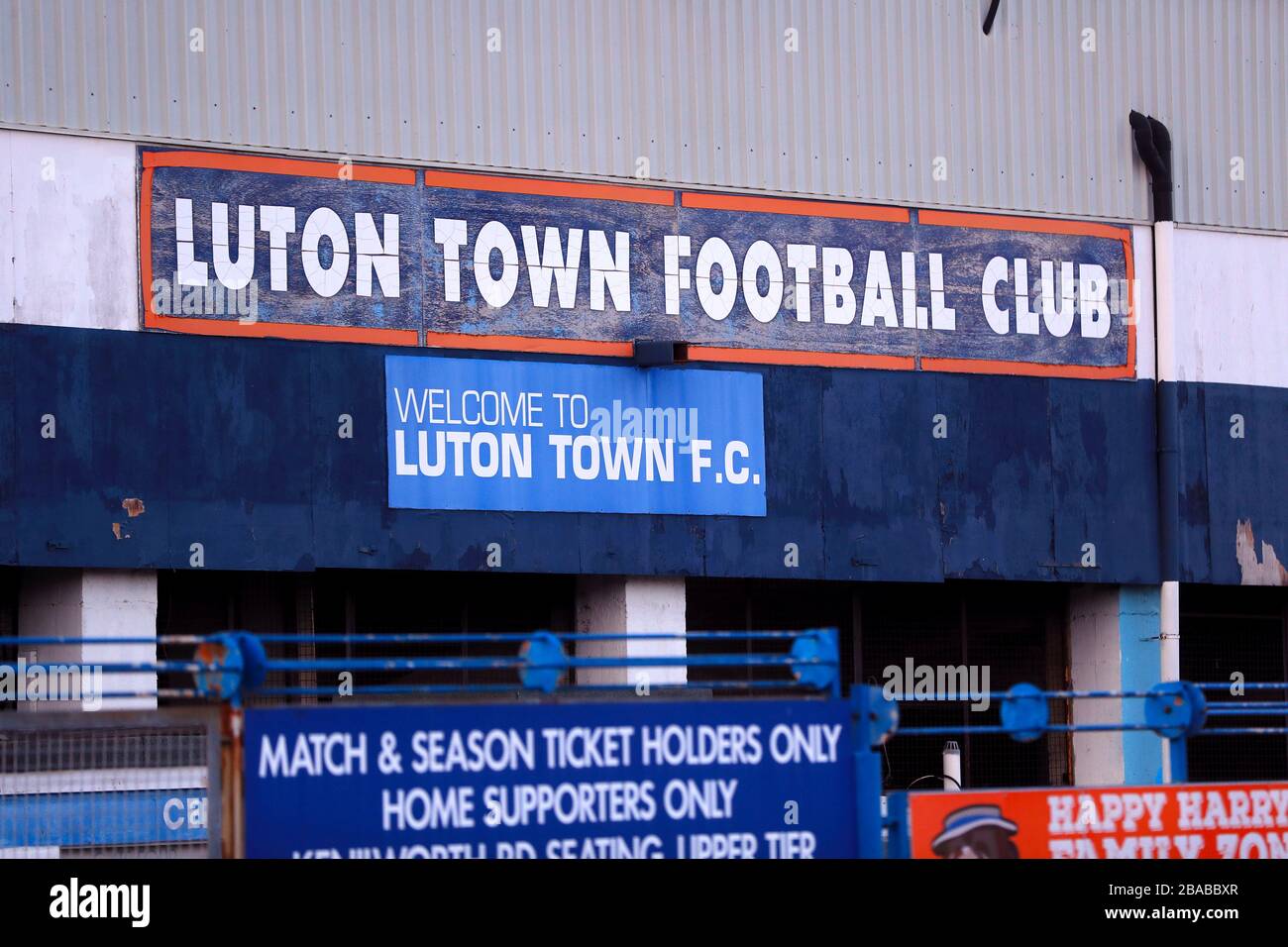 Kenilworth Road home of Luton Town  Football Club Stock Photo