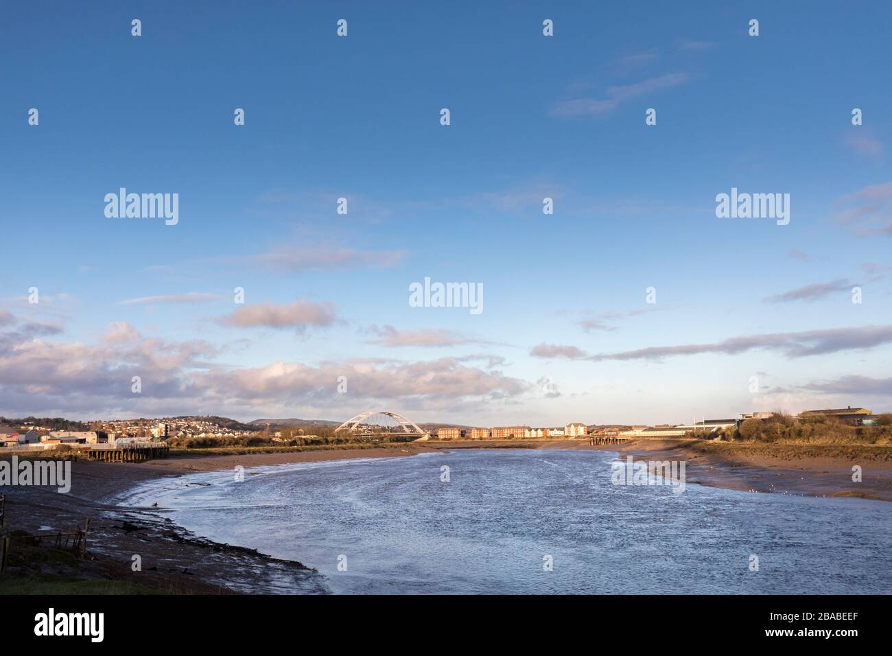 River Usk, Newport, Wales, UK Stock Photo Alamy