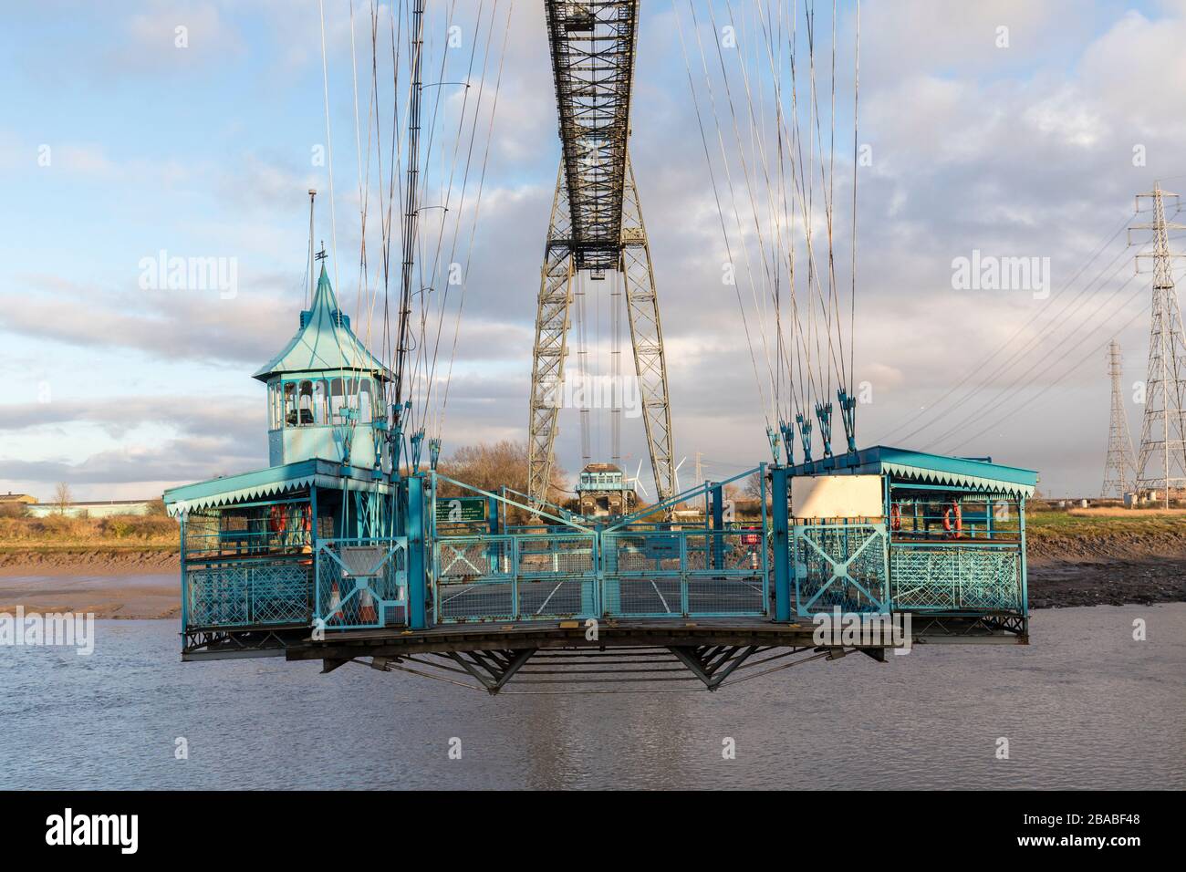 Transporter Bridge, Newport, Wales, UK Stock Photo