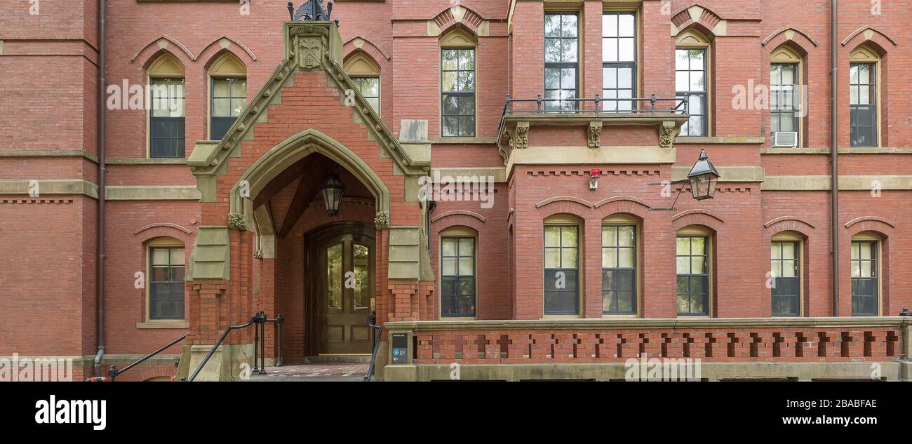 Matthews Hall building, Harvard University, Cambridge, Massachusetts, USA Stock Photo