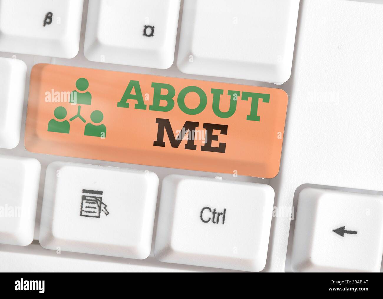 Word writing text About Me. Business photo showcasing telling someone ...