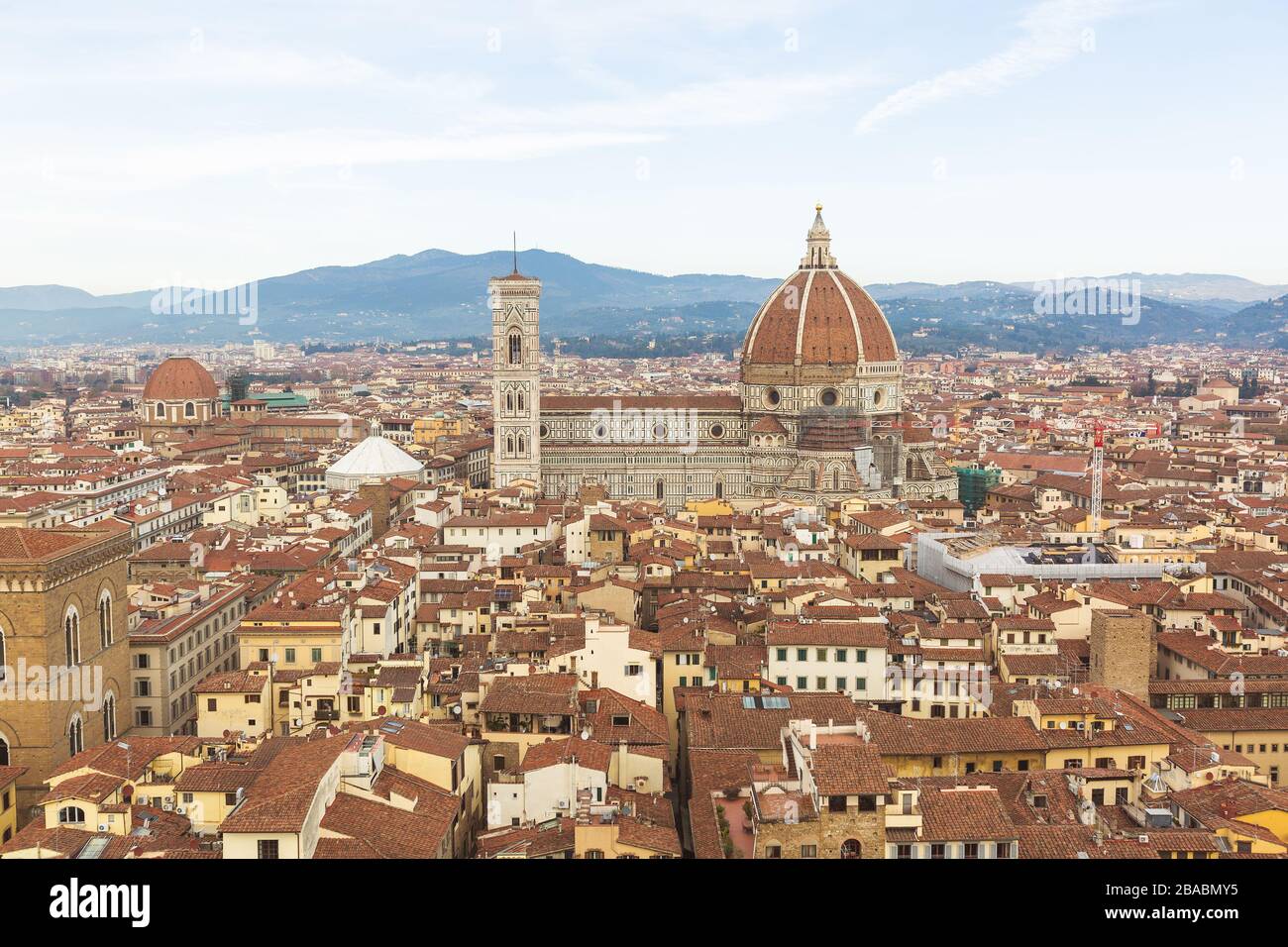 Duomo di Firenze, The Florence Cathedral, Cathedral of Saint Mary of the Flower, Italian Renaissance Architecture Stock Photo