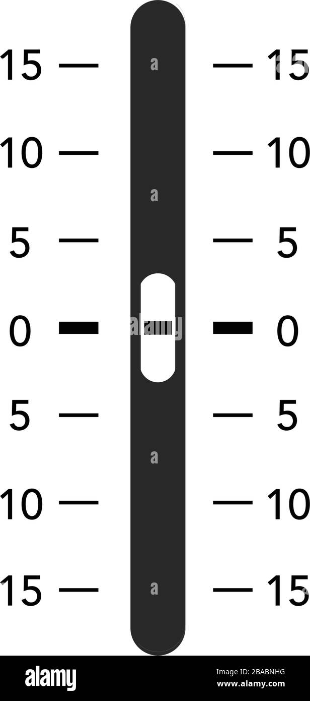 equalizer slider button. Stock Vector illustration isolated on Stock Vector