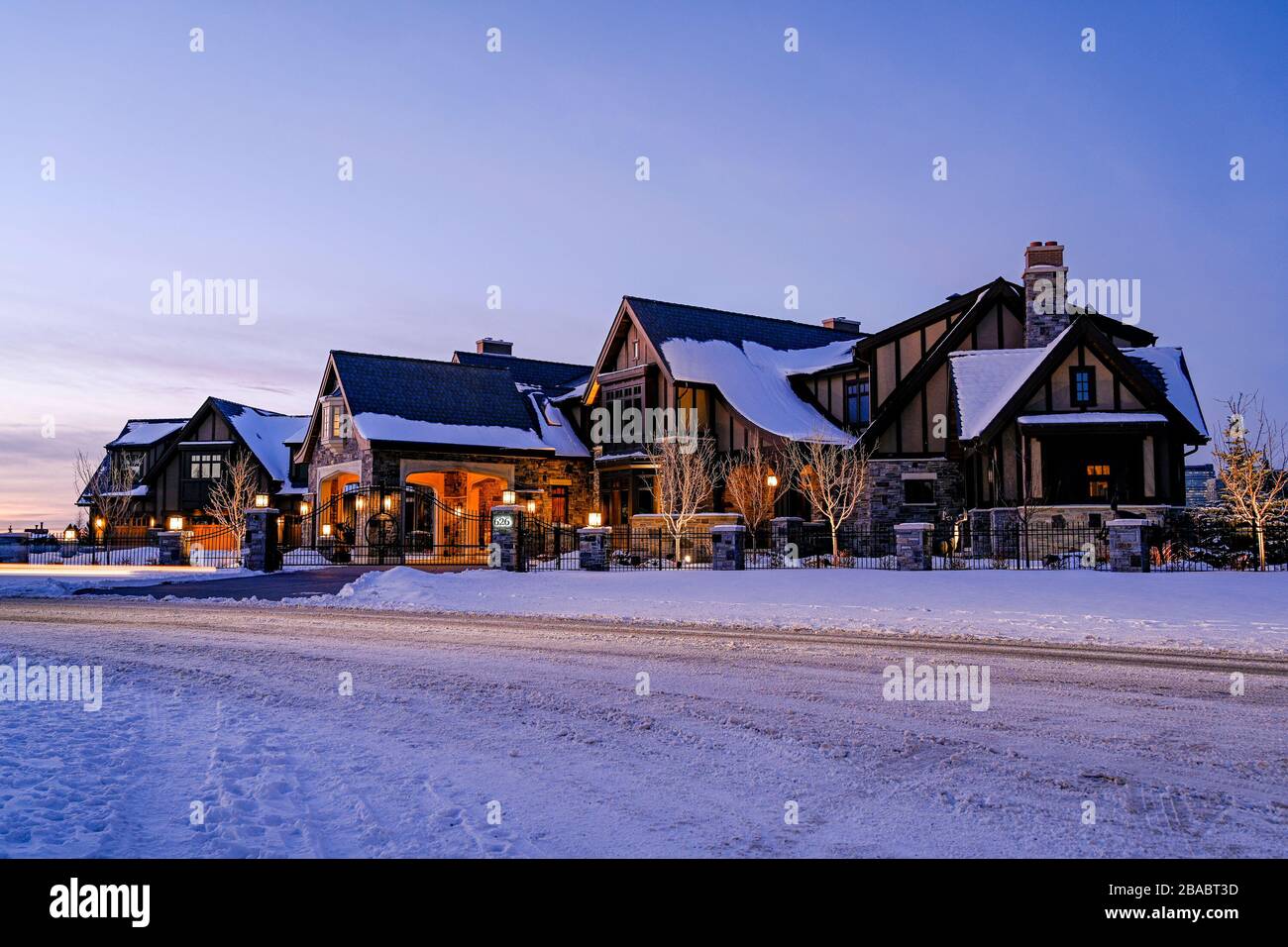 Massive luxury home, Upper Mount Royal neighbourhood, Calgary, Alberta