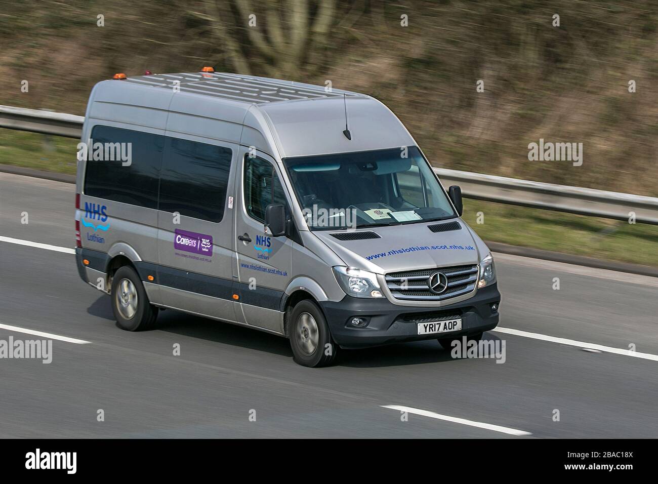Mercedes benz sprinter on road hi-res stock photography and images