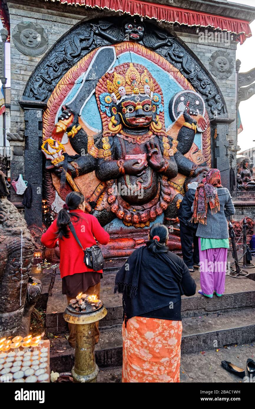 World travel images Colour wall art Sadhus in Durbar Square Fine art photograph Kathmandu Unframed print