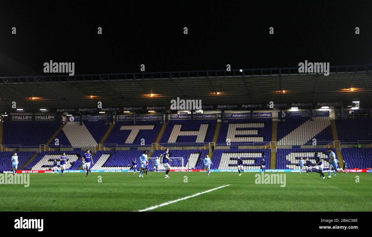 A general view of the St Andrew's Trillion Trophy Stadium Stock Photo
