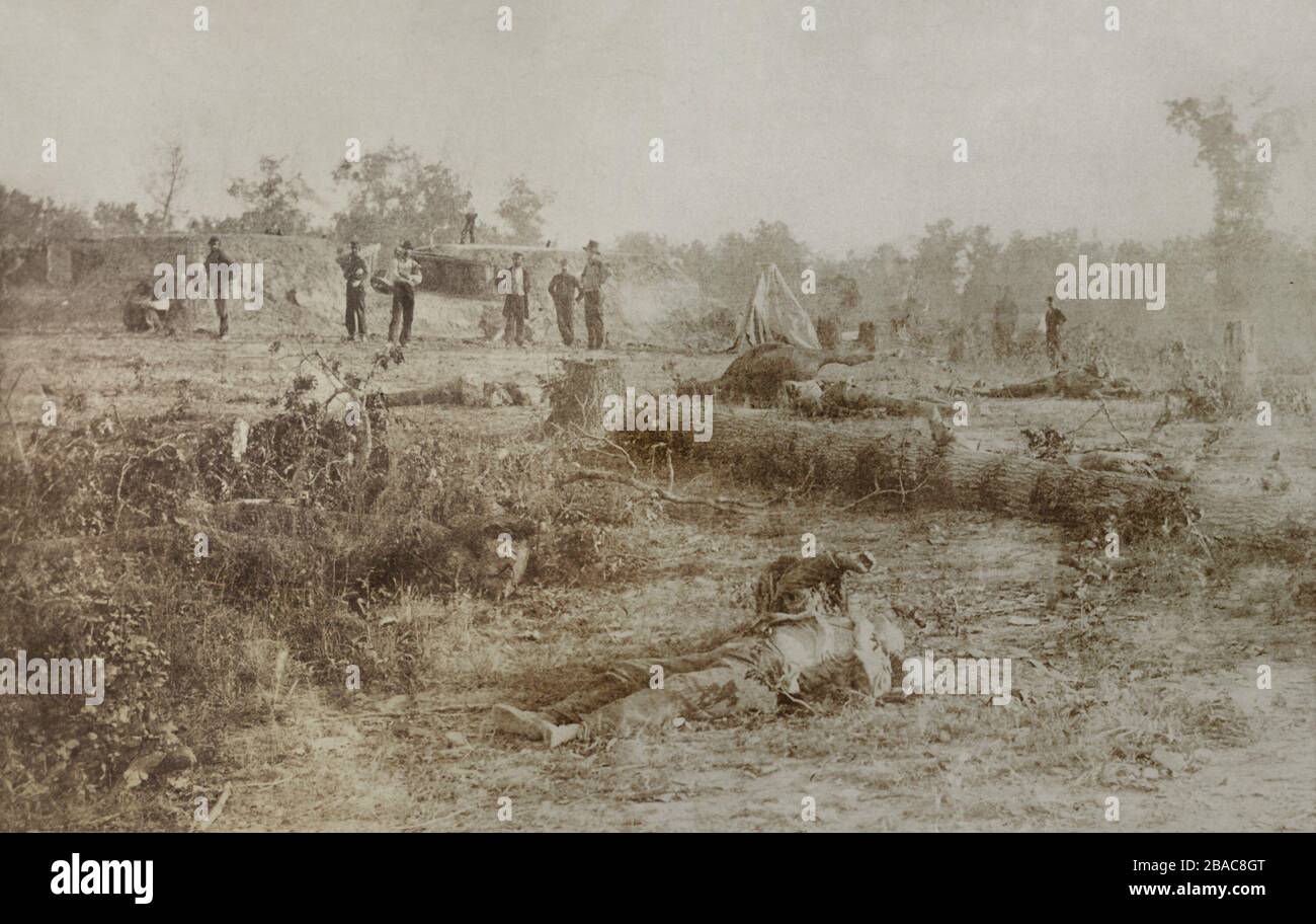 US Civil War, 2nd Battle of Corinth, Mississippi, Oct. 34, 1862
