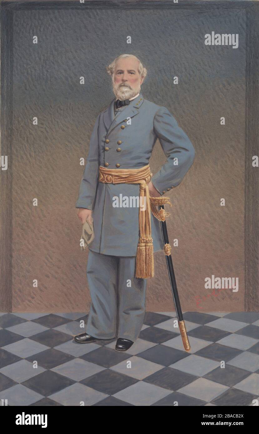 General Robert E. Lee, in his dress uniform, similar to what he wore to the surrender of the