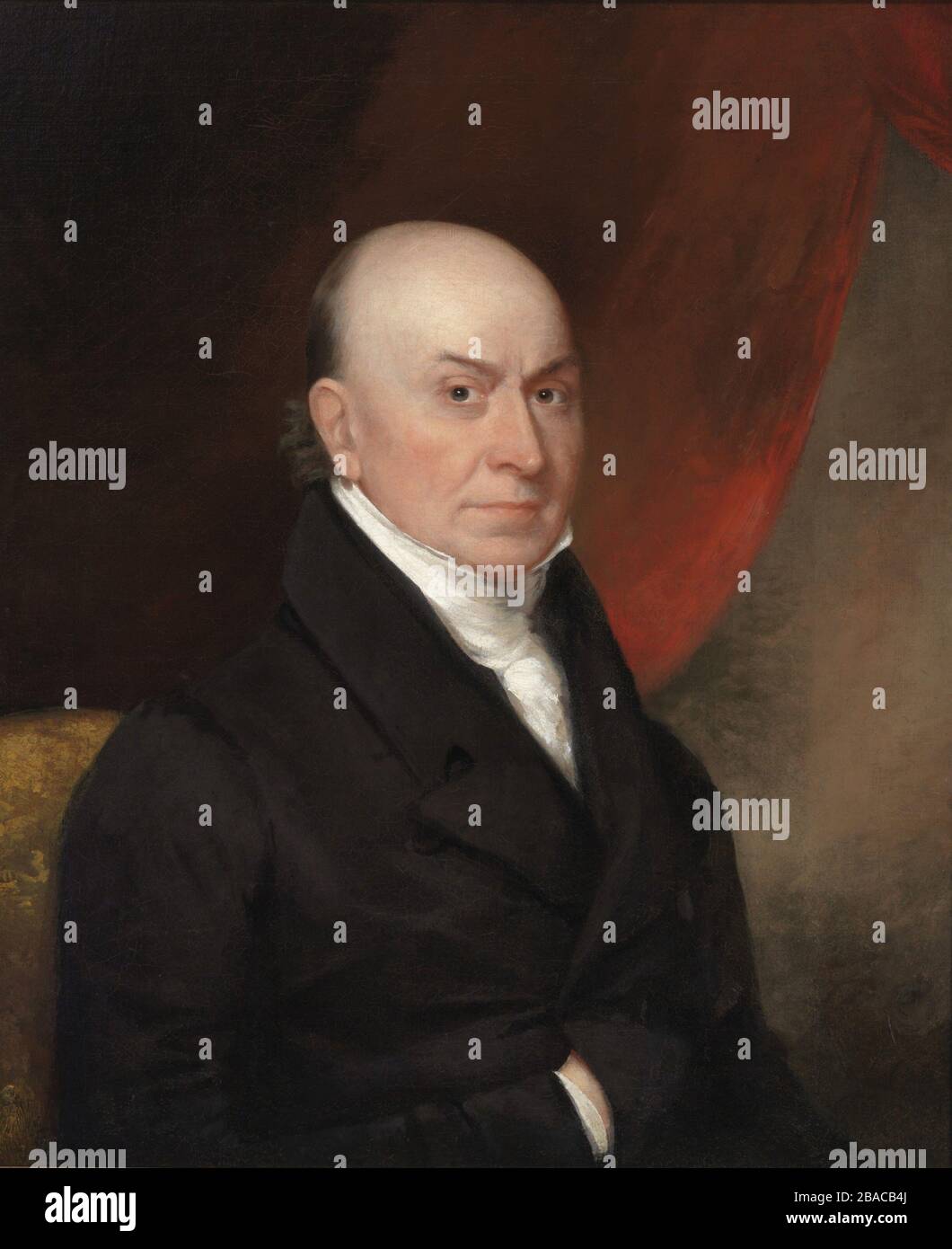 John Quincy Adams, 1828 portrait painted by Chester Harding, during the