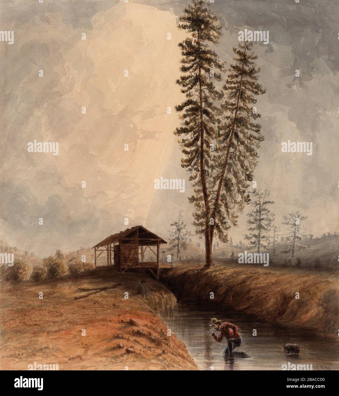 Gold pans hires stock photography and images Alamy