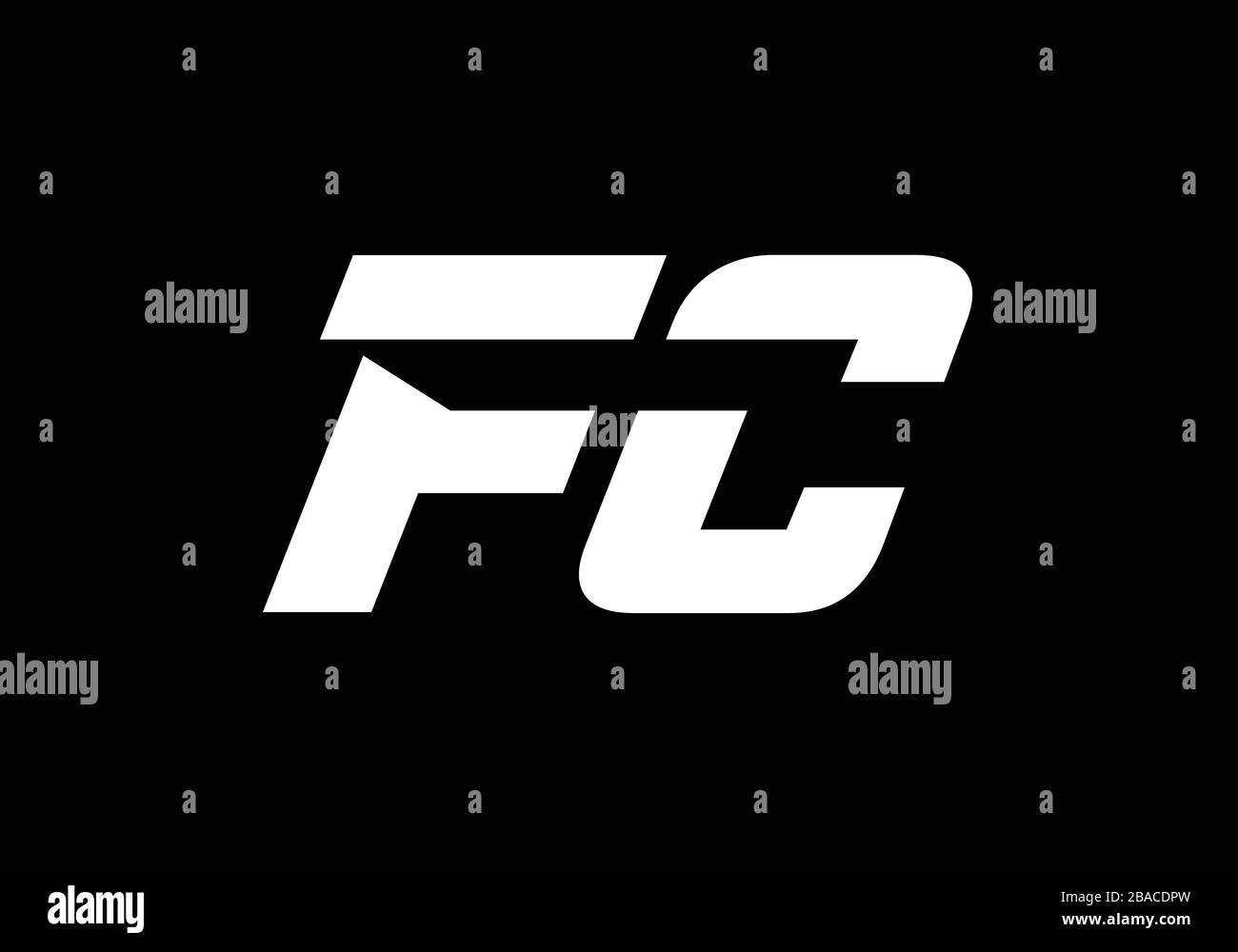 F C. FC Initial Letter Logo design vector template, Graphic Alphabet ...