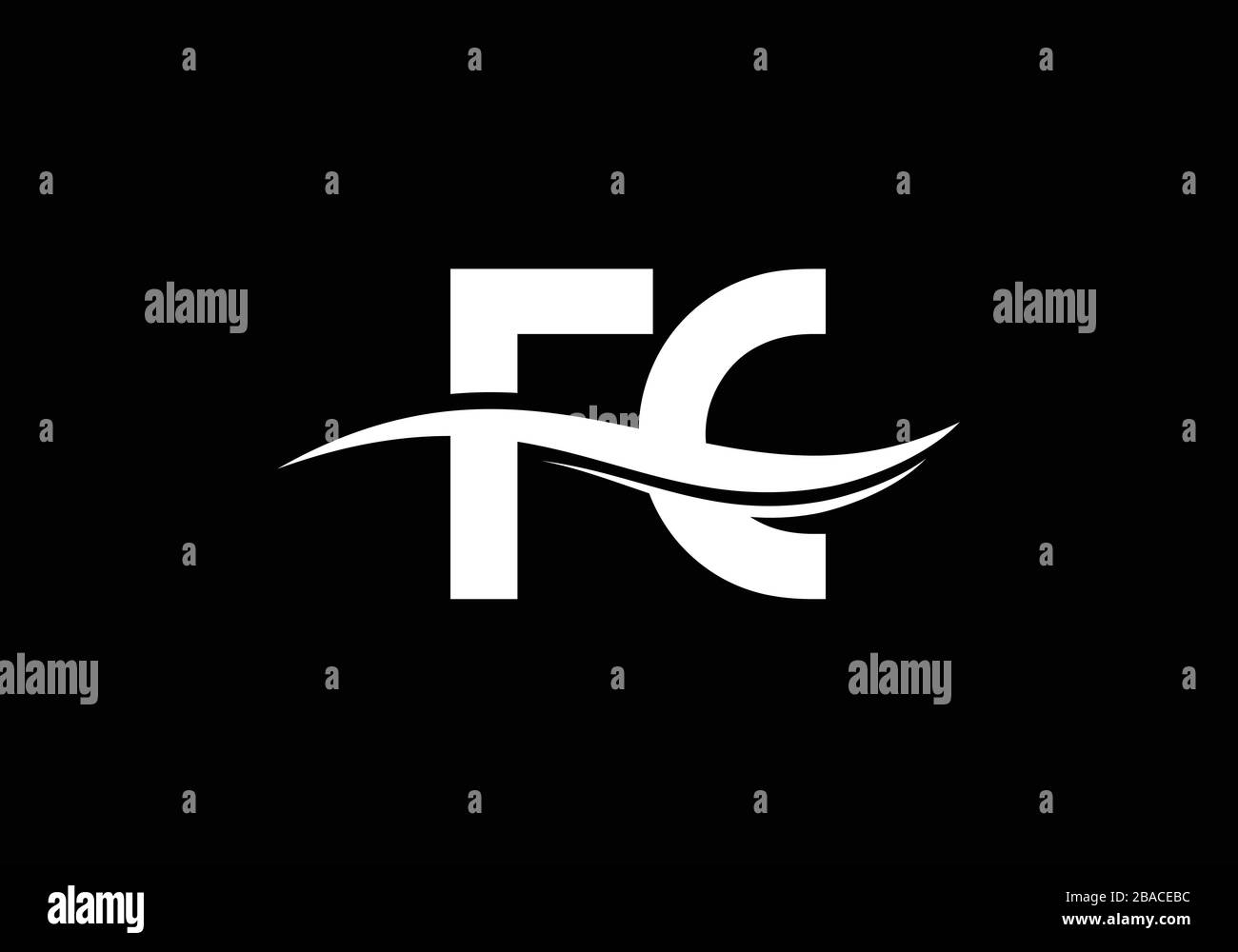 F C. FC Initial Letter Logo design vector template, Graphic Alphabet ...