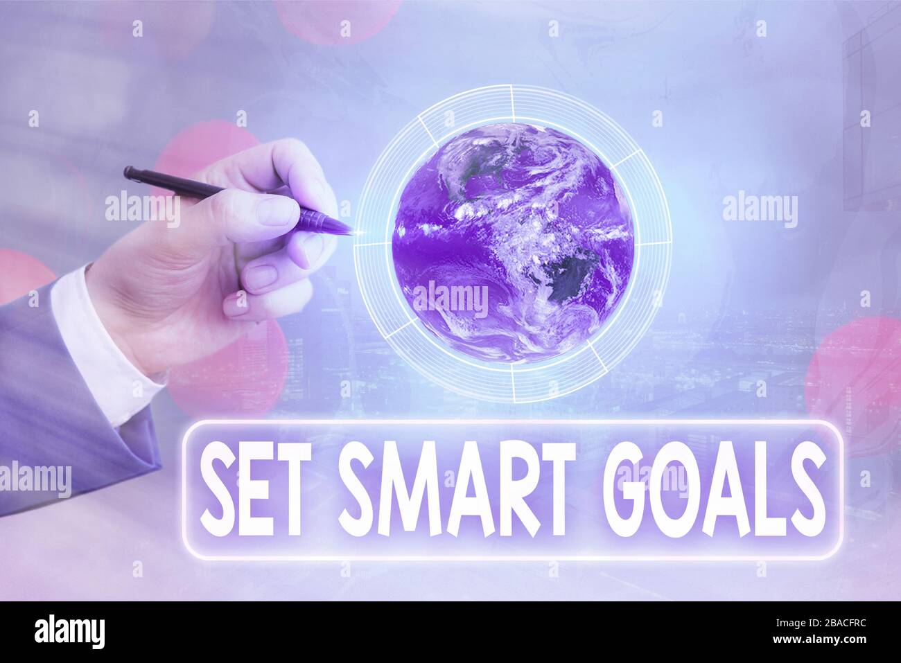 Conceptual hand writing showing Set Smart Goals. Concept meaning list ...