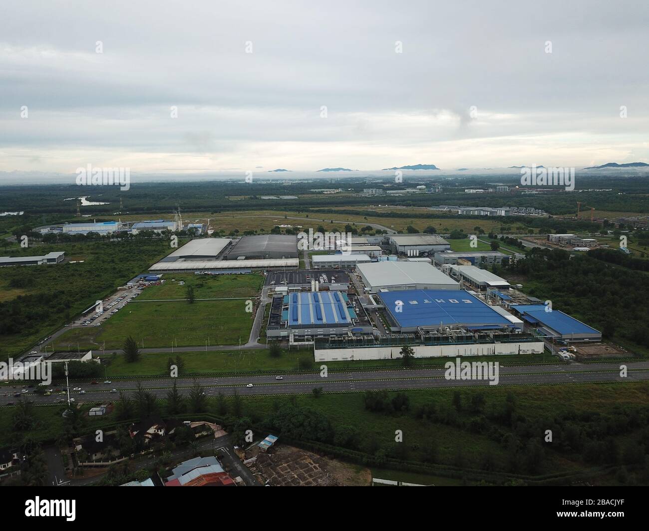 Kuching, Sarawak / Malaysia March 26, 2020 The Samajaya Industrial