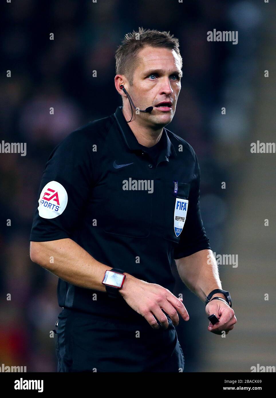 Referee Craig Pawson Stock Photo - Alamy