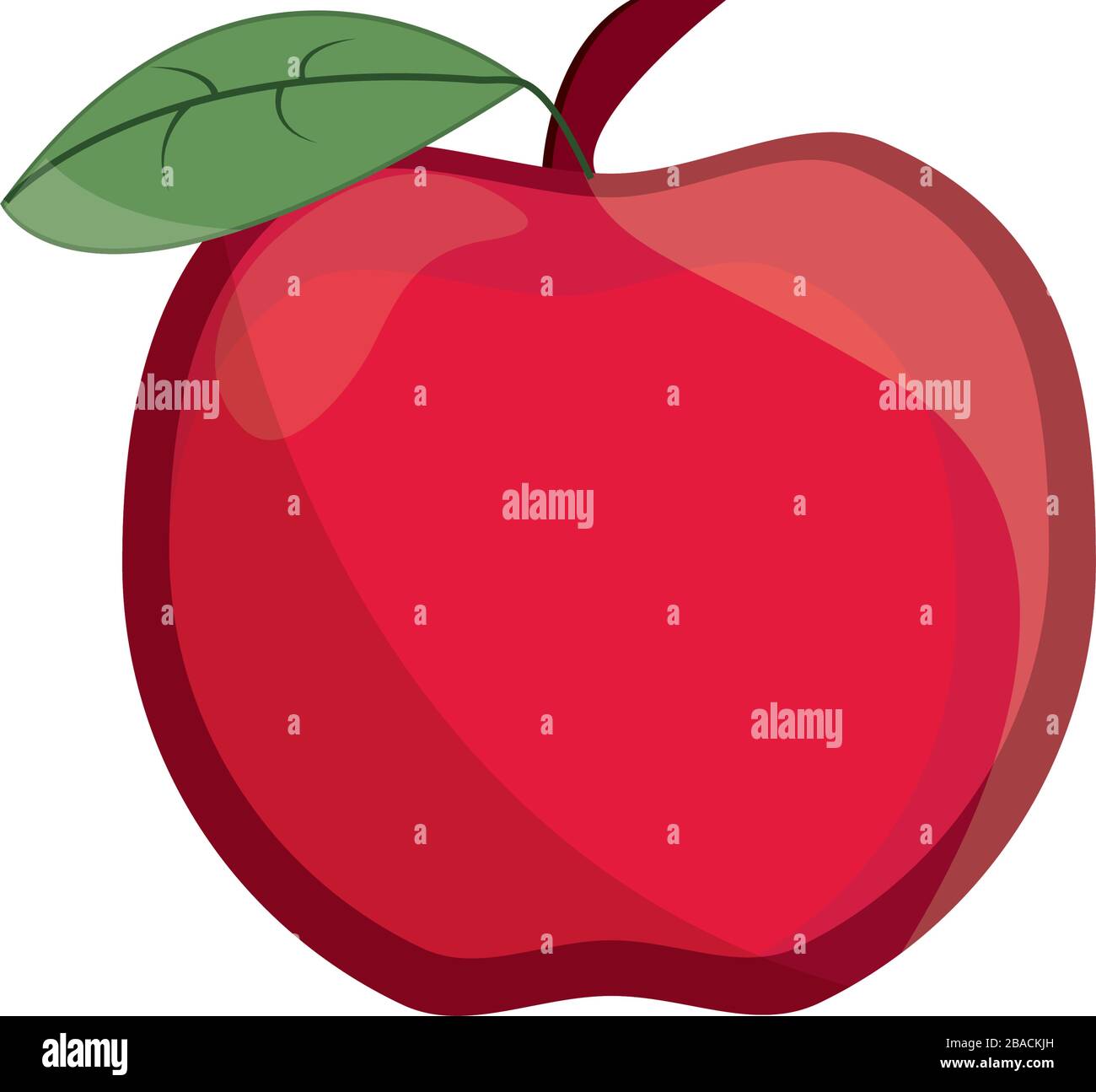 apple fruit study school education vector illustration isolated icon ...