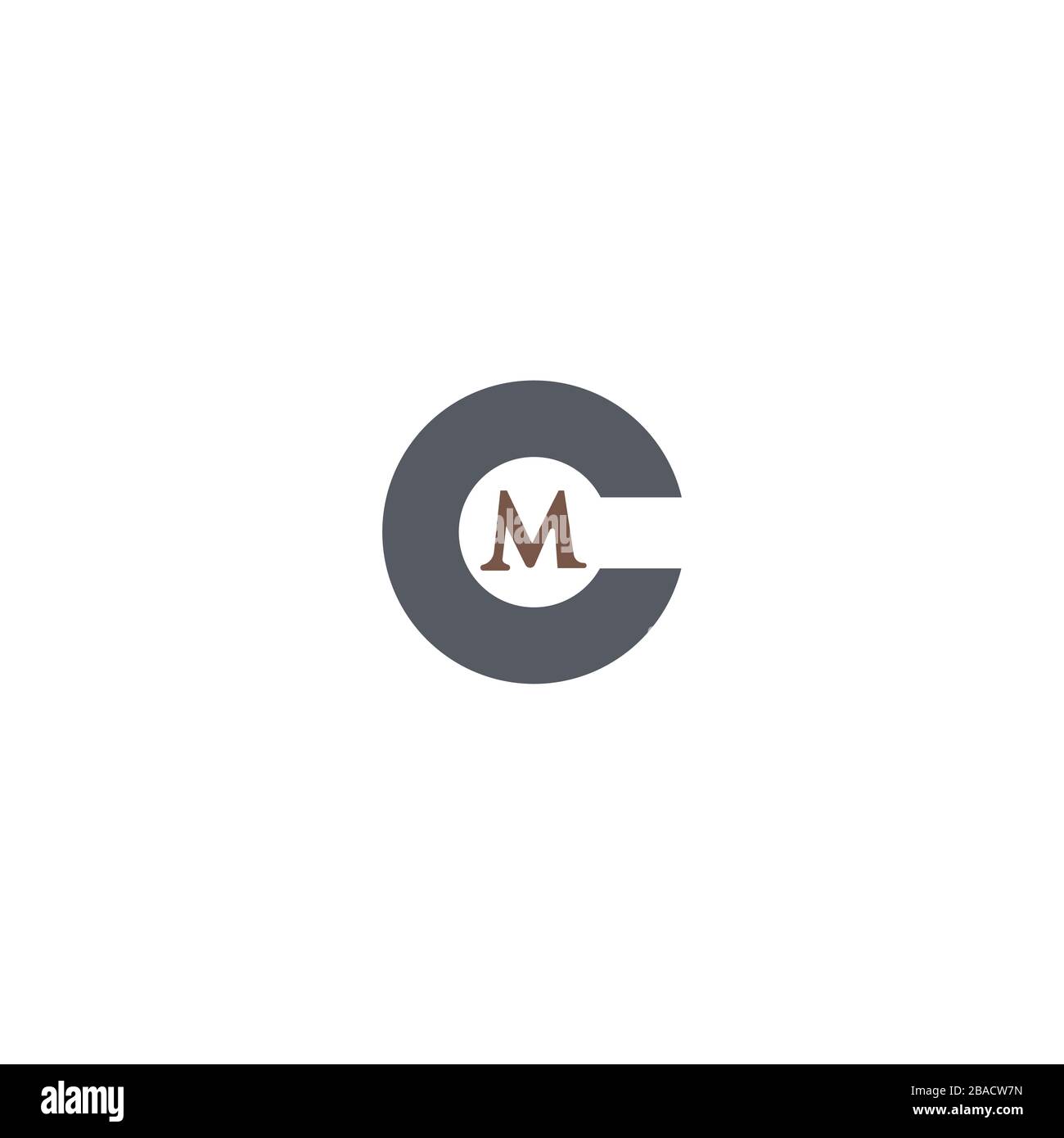 Initial Letter mc logo or cm logo vector design template Stock Vector ...