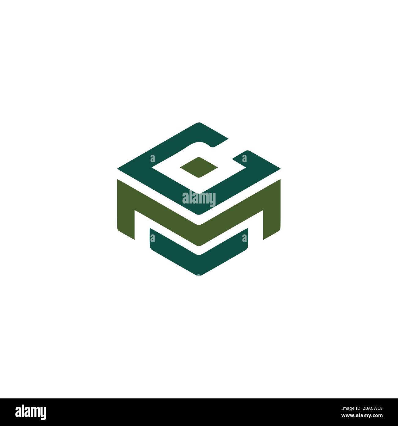 Initial Letter mc logo or cm logo vector design template Stock Vector ...