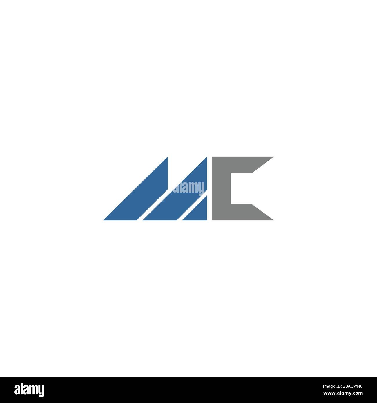Initial Letter mc logo or cm logo vector design template Stock Vector ...