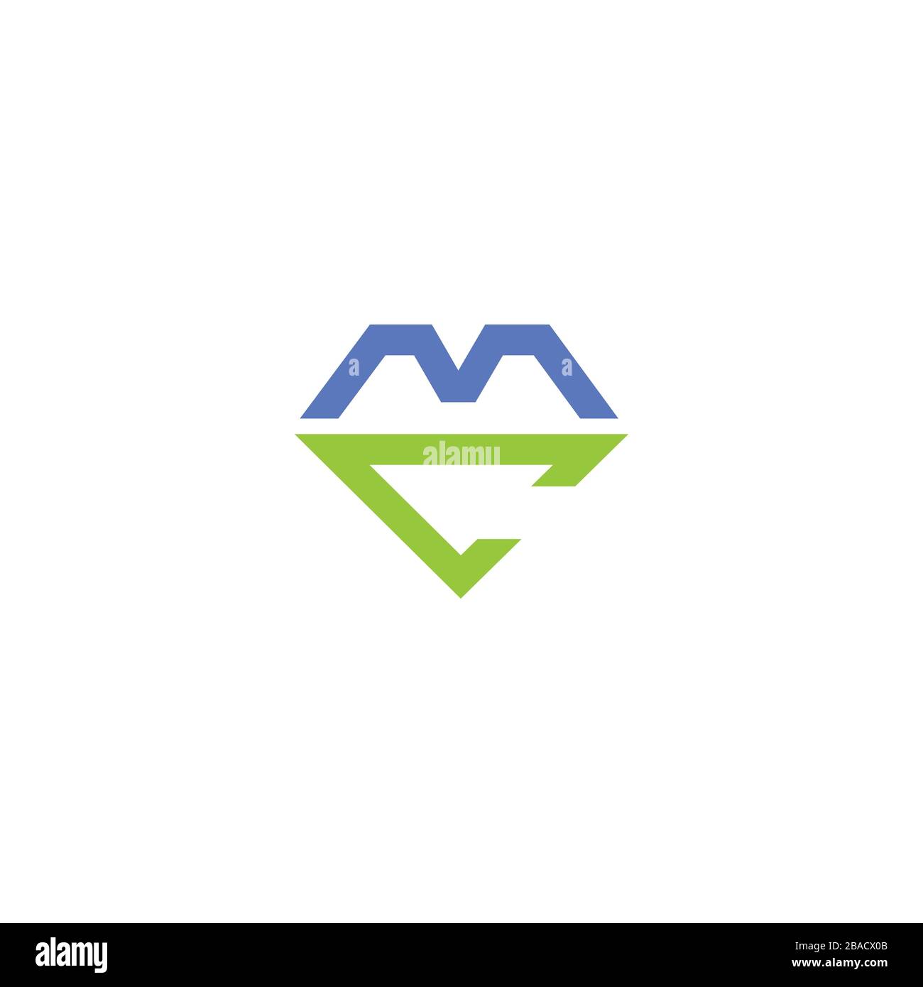 Initial Letter mc logo or cm logo vector design template Stock Vector ...
