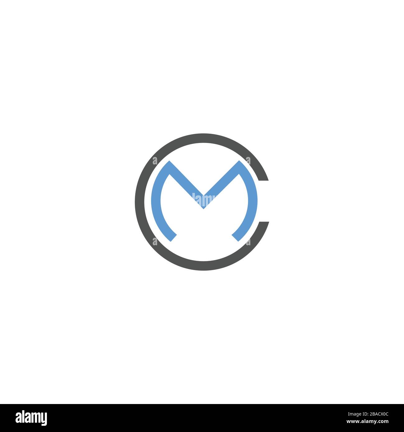 Initial Letter mc logo or cm logo vector design template Stock Vector ...