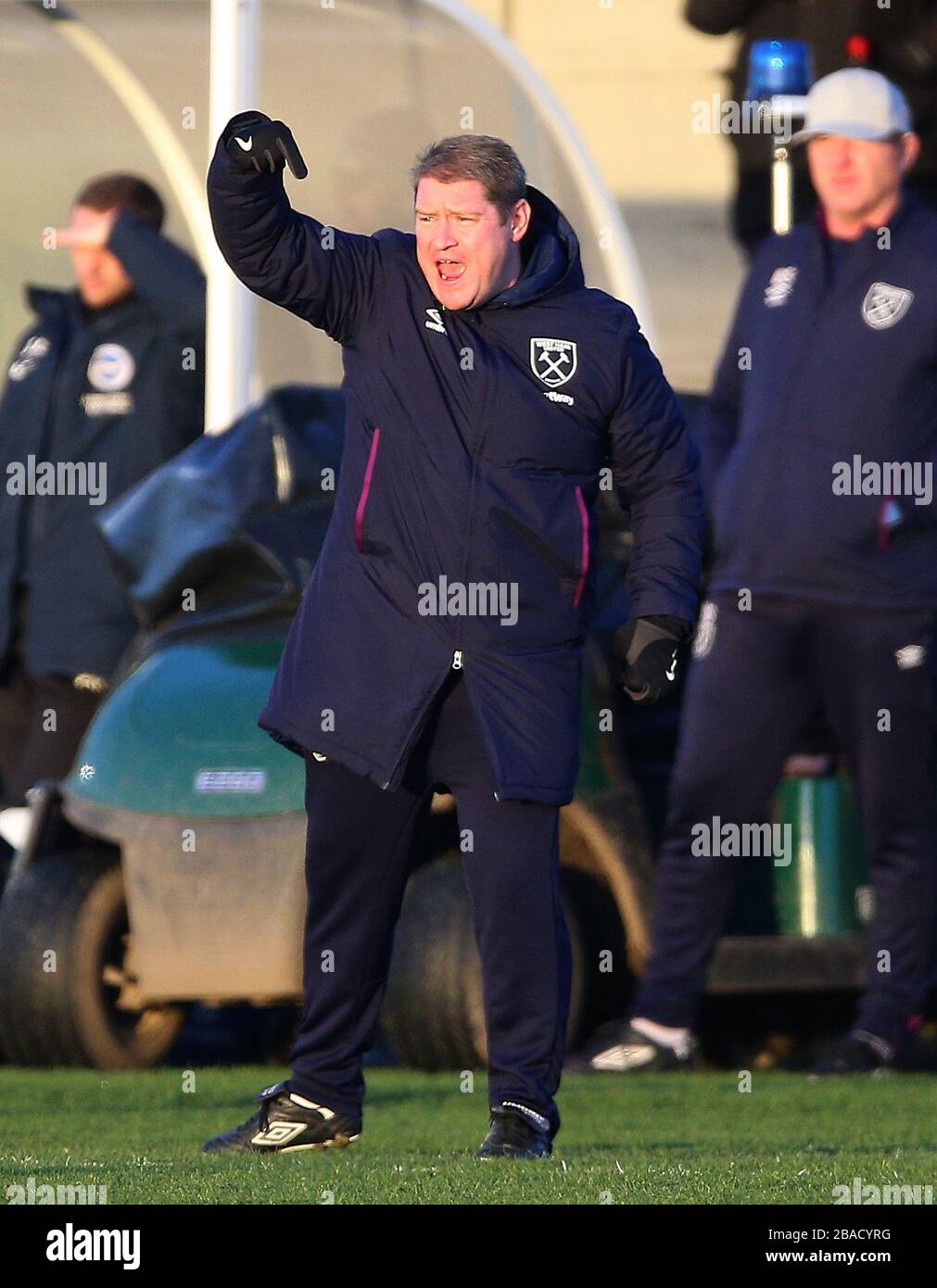 West Ham United head coach Matt Beard Stock Photo Alamy