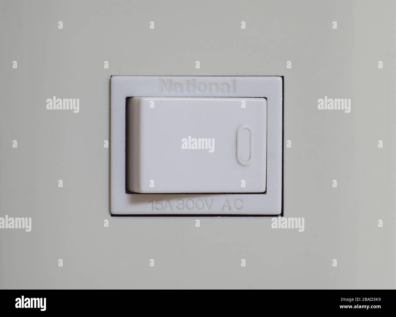 Close up detail of a Japanese interior light switch Stock Photo Alamy