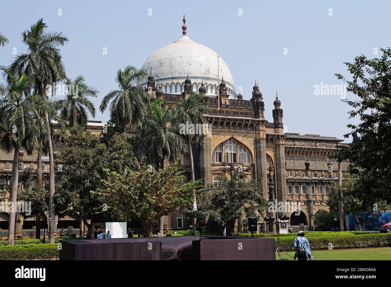 The Chhatrapati Shivaji Maharaj Vastu Sangrahalaya formerly Prince of Wales Museum in Mumbai, India Stock Photo