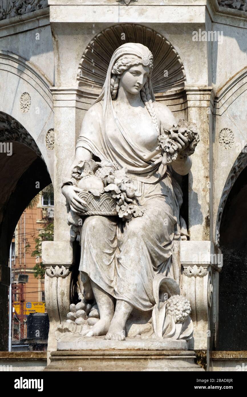 Flora fountain hutatma chowk bombay hi-res stock photography and images ...