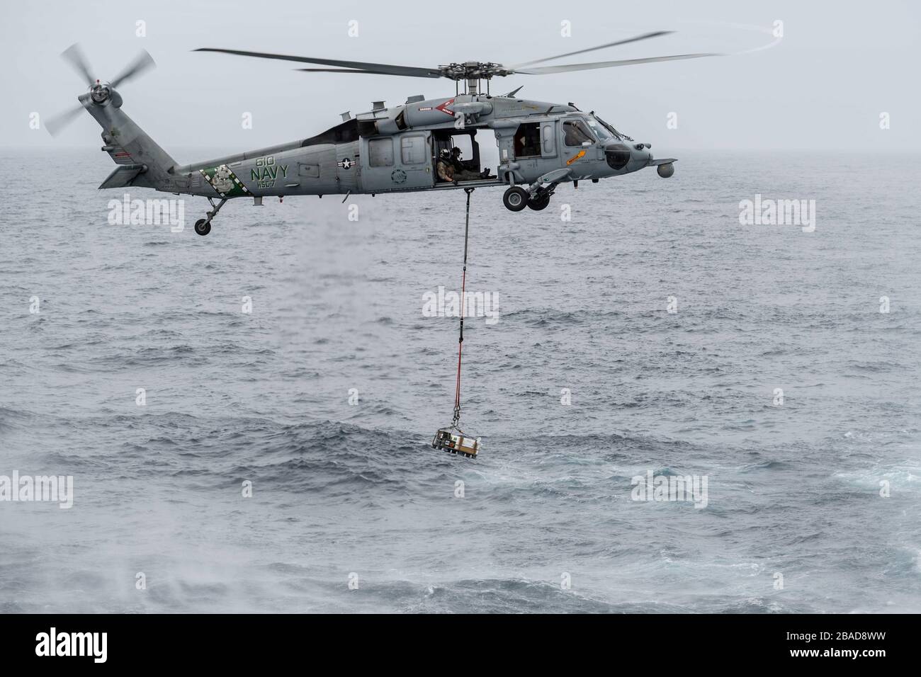 200303-N-OQ778-1029 MEDITERRANEAN SEA (March 3, 2020) An MH-60S Sea ...