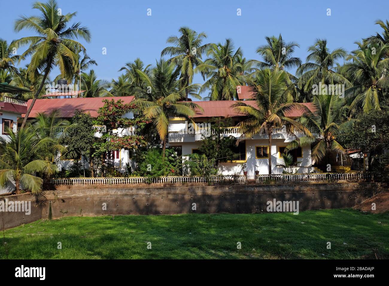 Guest house in Candolim, North Goa, India Stock Photo Alamy