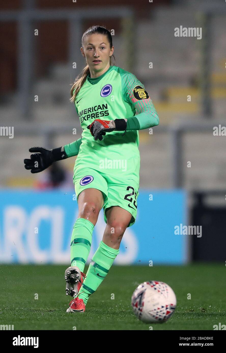Brighton and Hove Albion's goalkeeper Cecilie Fiskerstrand Stock Photo