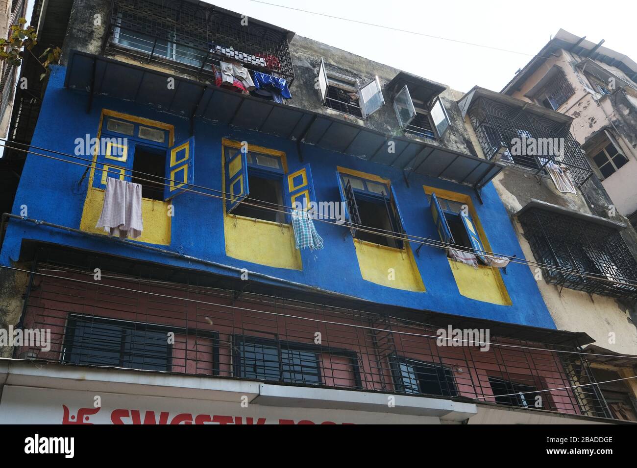Apartment building in Mumbai, India Stock Photo Alamy