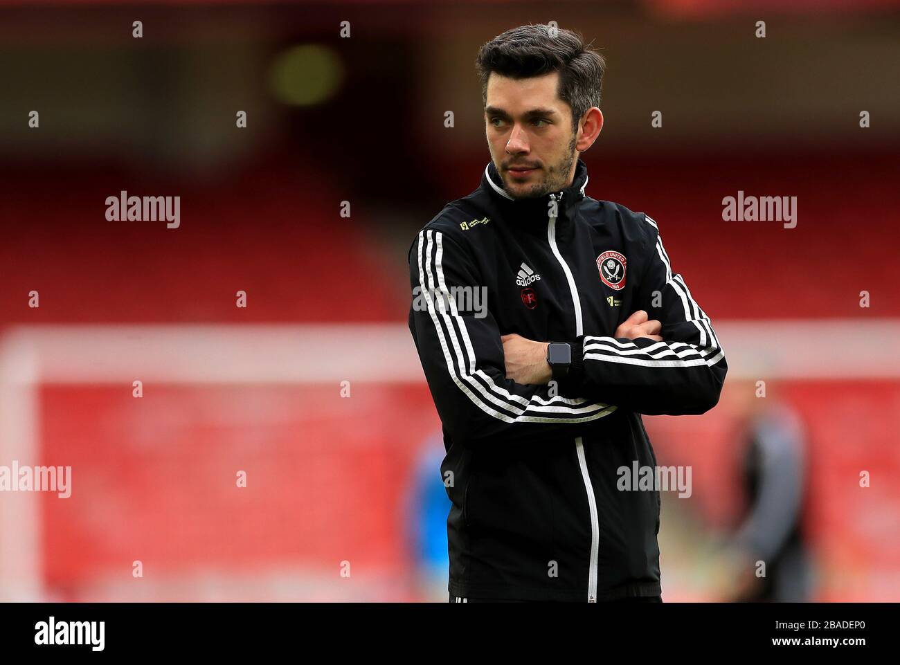 Sheffield United assistant first team sport scientist Robert Rayner Stock Photo