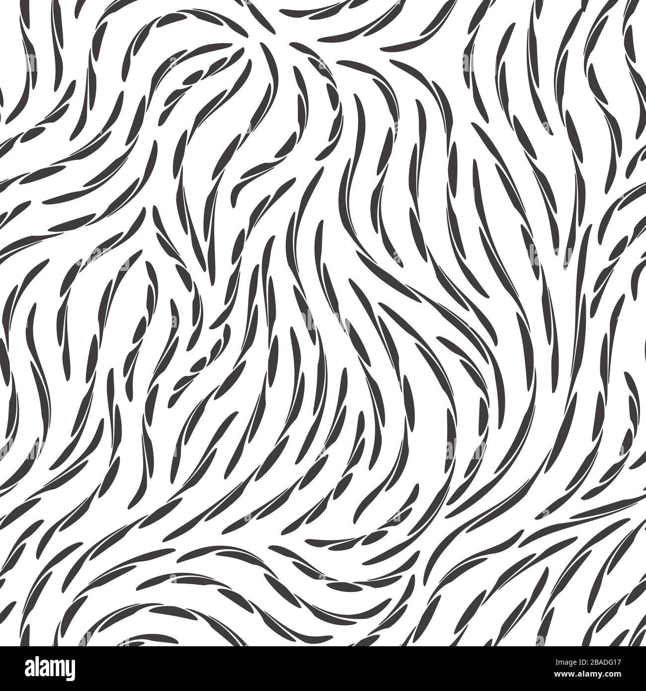 Vector Seamless Texture Of Black Color From Smooth Abstract Patterns Isolated On A White Background Pattern For Printing Onto Fabric Or Wrapping Stock Vector Image Art Alamy