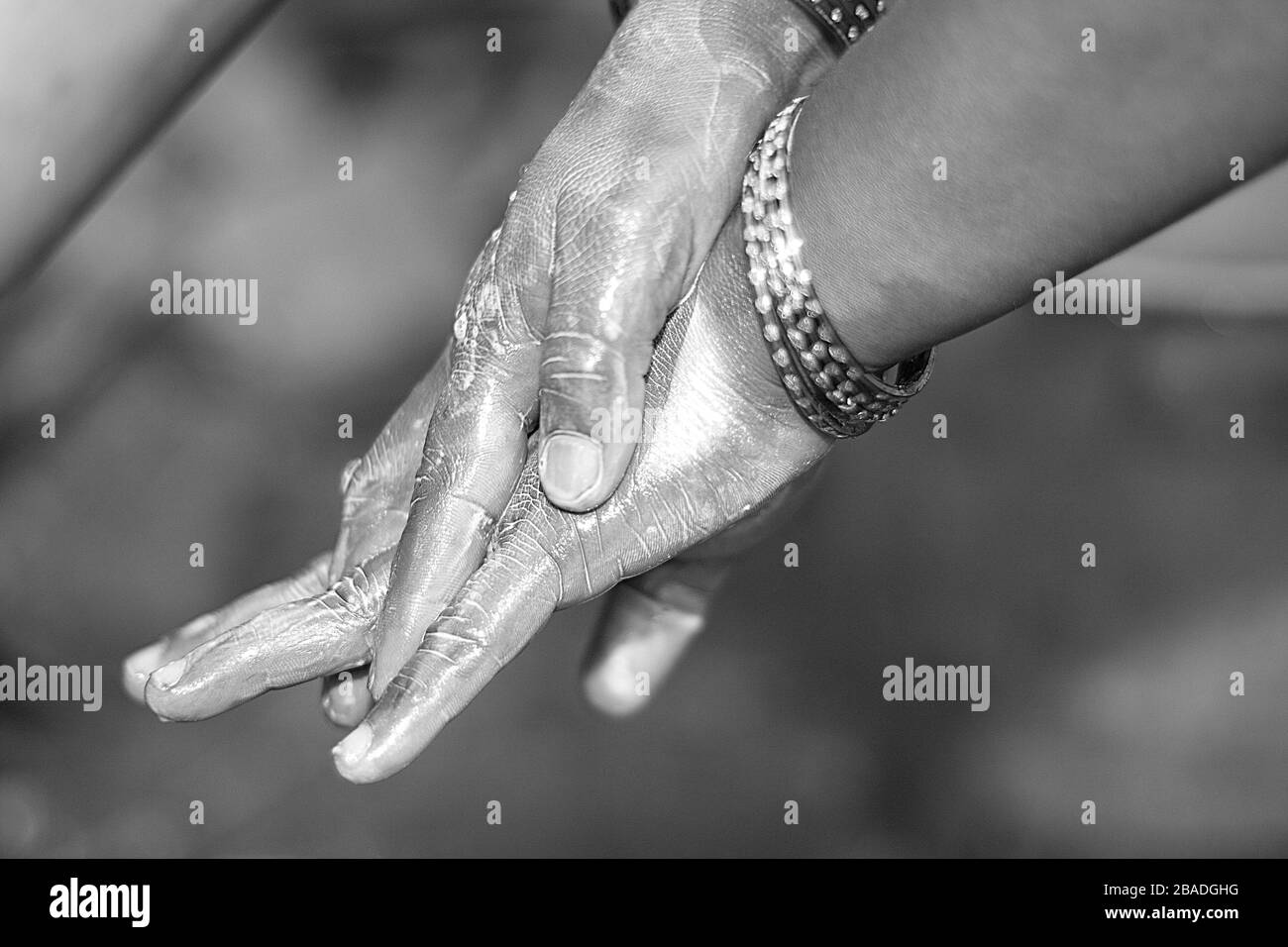 Hand hygiene Black and White Stock Photos & Images - Alamy