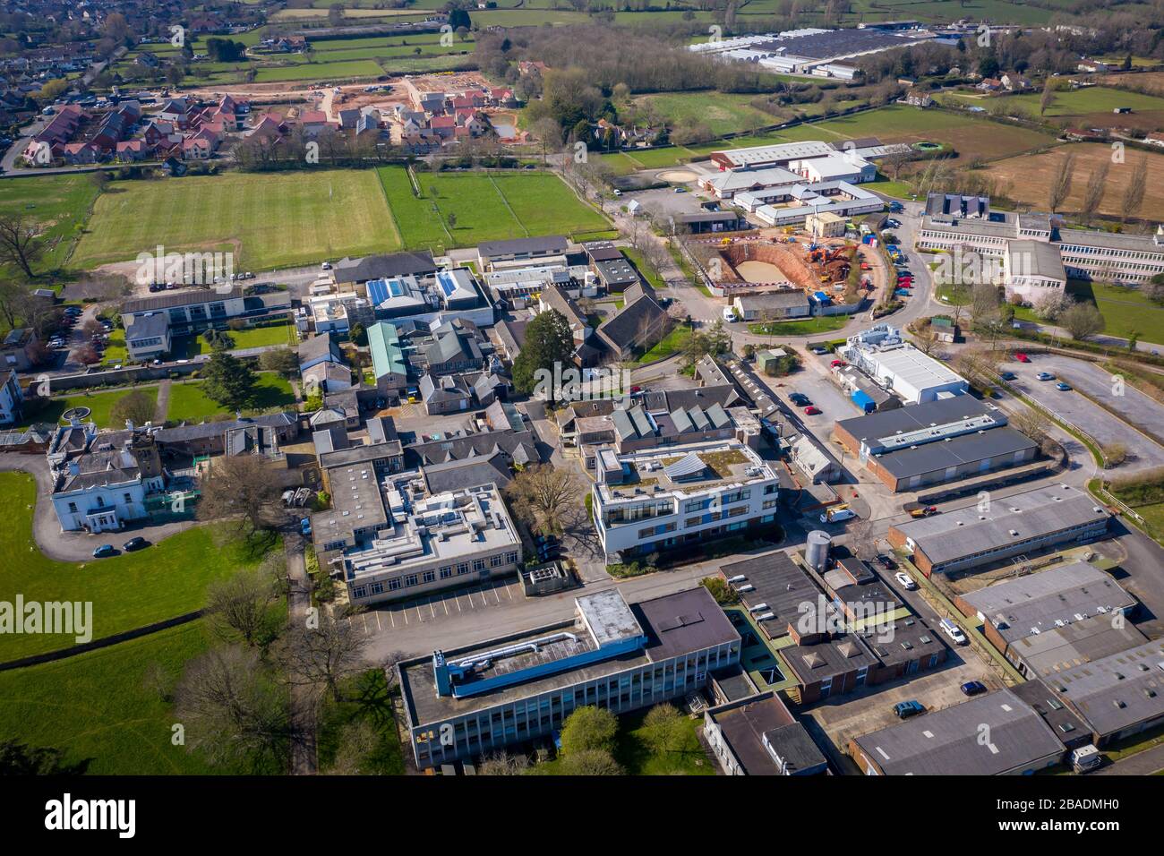 A general view of Bristol University Veterinary School in Langford