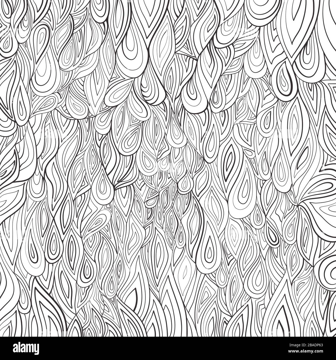 Vector Illustration Of Pattern For Coloring Book Good For Adult Relaxation Coloring Book Outline Black And White Stock Vector Image Art Alamy