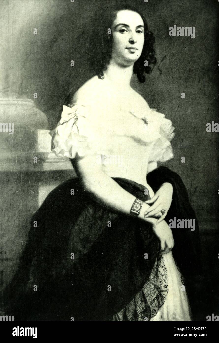 adele foucher, victor hugo wife Stock Photo