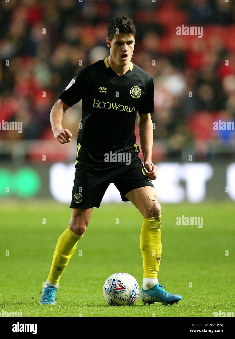 Brentford's Christian Norgaard Stock Photo - Alamy