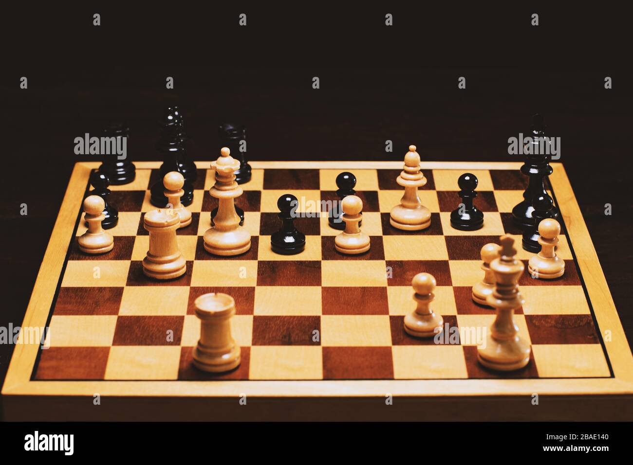 Kasparow VS Deepblue 1996 6th Game, Kasparow won Stock Photo