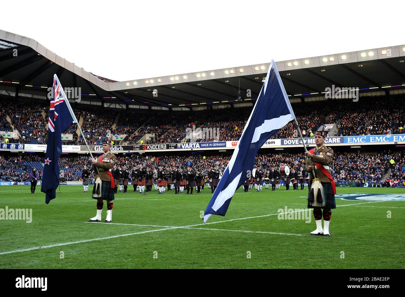 Murrayfield flag hi-res stock photography and images - Alamy