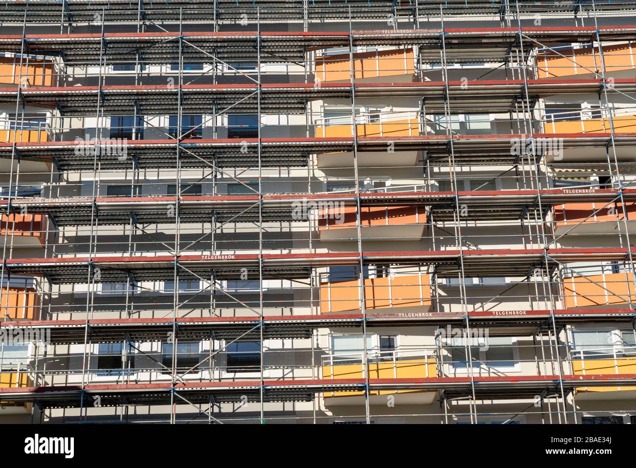 Energetic renovation of a highrise residential building, rental