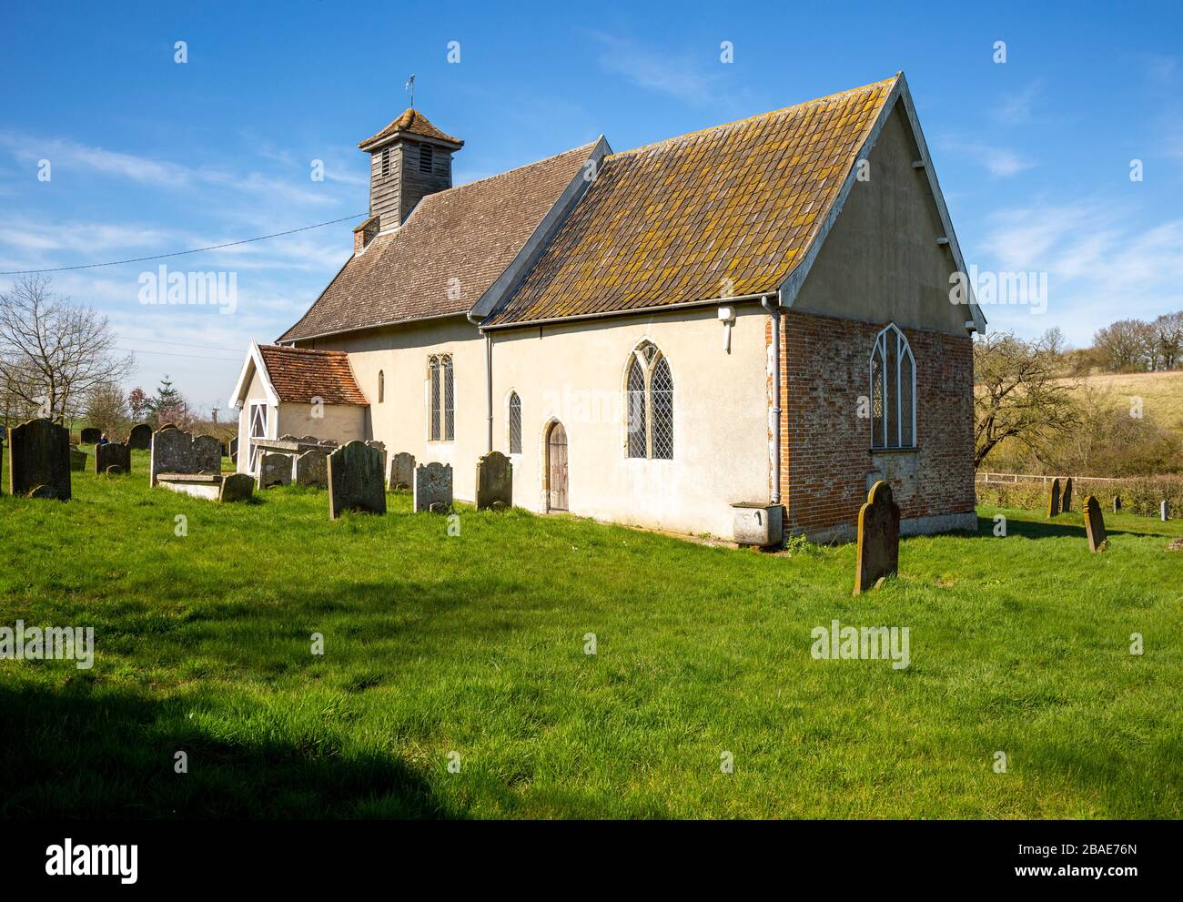 Village parishchurch of Saint Mary Magdalene, Withersdale, Suffolk, England, UK Stock Photo