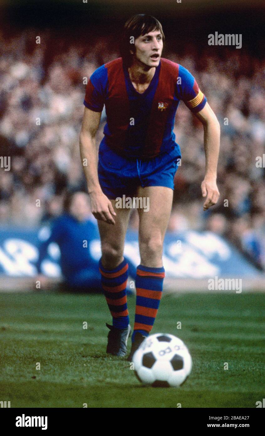 Johan Cruyff, Barcelona Stock Photo - Alamy