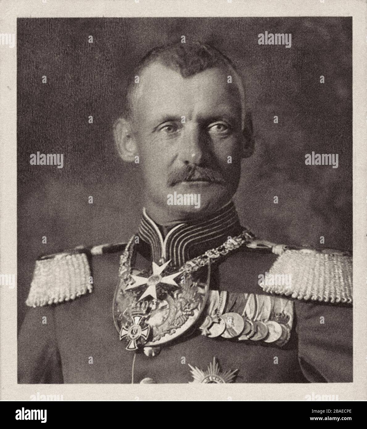 Rupprecht, Crown Prince of Bavaria, Duke of Bavaria, Franconia and in Swabia, Count Palatine by (the) Rhine (1869 – 1955) was the last heir apparent t Stock Photo